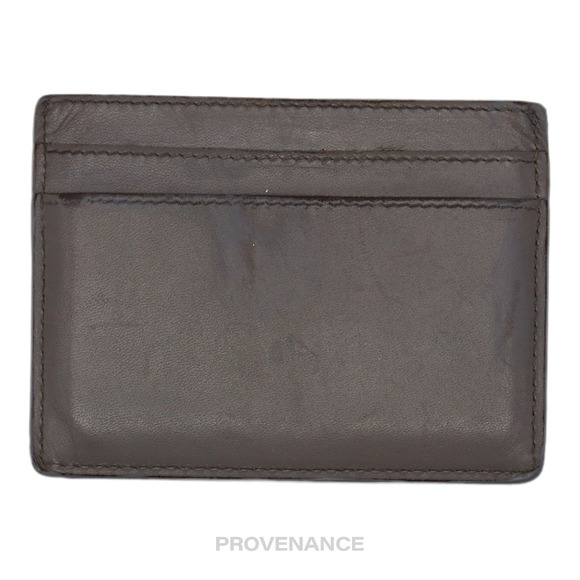 🔴 SLP Card Holder Wallet - Grey Leather - Picture 2 of 6